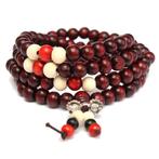 Fako Bijoux - Buddha Armband - Sandelhout - Deluxe - 8mm -, Verzenden, Nieuw