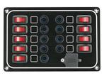 AAA Schakelpaneel 9 schakelaars + USB aansluiting, Ophalen of Verzenden, Nieuw