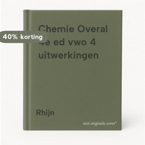 Chemie Overal 4e ed vwo 4 uitwerkingen 9789011113787 Rhijn, Boeken, Schoolboeken, Gelezen, Verzenden