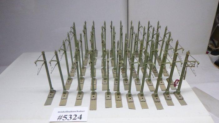 Märklin H0 - 7009/7010 - Bovenleiding (102) - Bovenleiding;, Hobby en Vrije tijd, Modeltreinen | H0