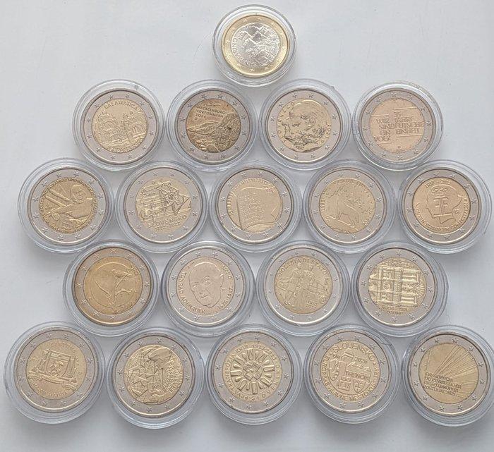 Europa. 1 Euro / 2 Euro 2012/2026 (19 munten) (Zonder, Postzegels en Munten, Munten | Europa | Euromunten