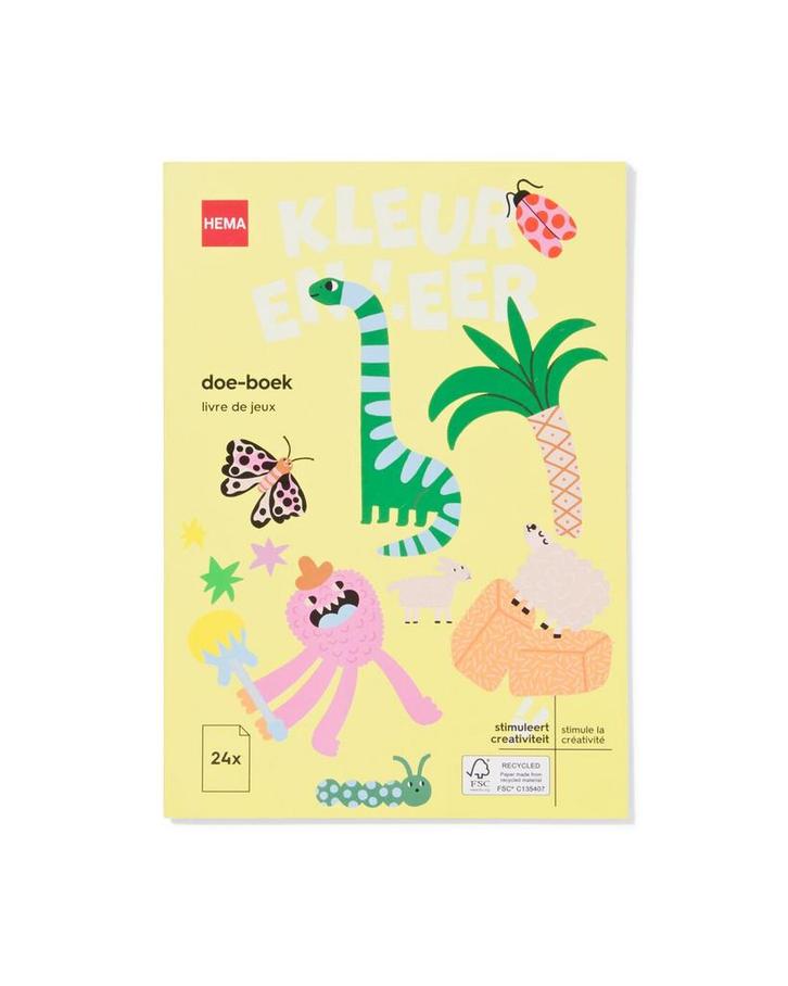 HEMA Doeboek A5 strand, Boeken, Kinderboeken | Jeugd | onder 10 jaar, Nieuw, Verzenden