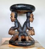 Tabouret Bamileke Kameroen, hoogte: 40 cm - Bamileke -, Antiek en Kunst, Kunst | Niet-Westerse kunst