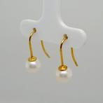Zonder minimumprijs - Oorbellen - 14 karaat Geel goud Parel, Sieraden, Tassen en Uiterlijk, Oorbellen, Nieuw