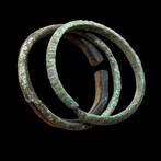 Oude Keltische set van 3 Brons Armband (Zonder Minimumprijs), Sieraden, Tassen en Uiterlijk, Antieke sieraden