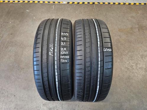 245/45/21 104Y PIRELLI PZERO JLR 5,8MM PROFIEL, Auto-onderdelen, Banden en Velgen, 21 inch, Erkend duurzaam, Zomerbanden, 245 mm