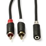 Tulp naar jack 3.5 mm kabel, Verzenden, Nieuw