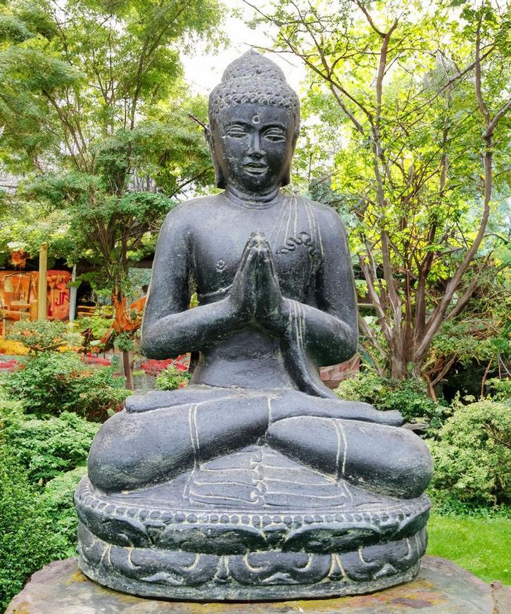 Stenen Boeddha tuinbeelden - Winterhard - Exclusief, Tuin en Terras, Tuinbeelden, Boeddhabeeld, Nieuw, Steen, Ophalen of Verzenden