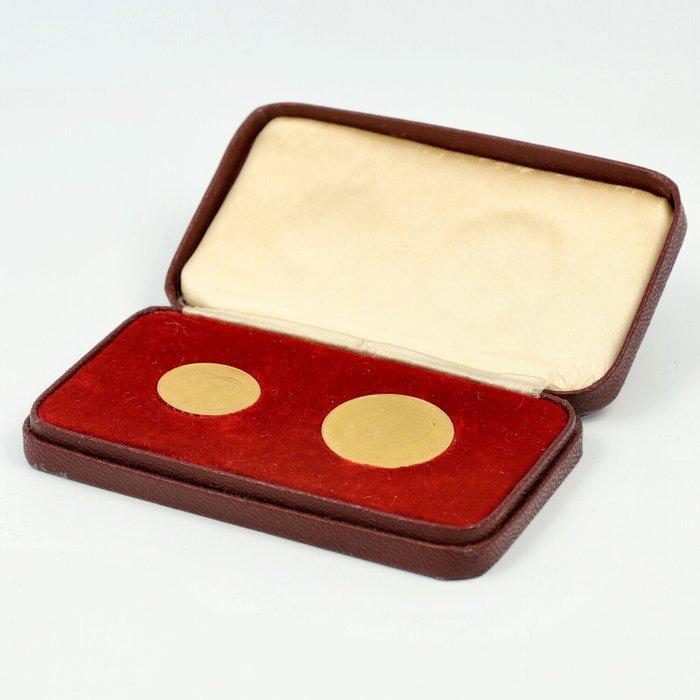 Liechtenstein. Franz Joseph II. 25, 50 Franken 1956, Postzegels en Munten, Munten | Europa | Niet-Euromunten