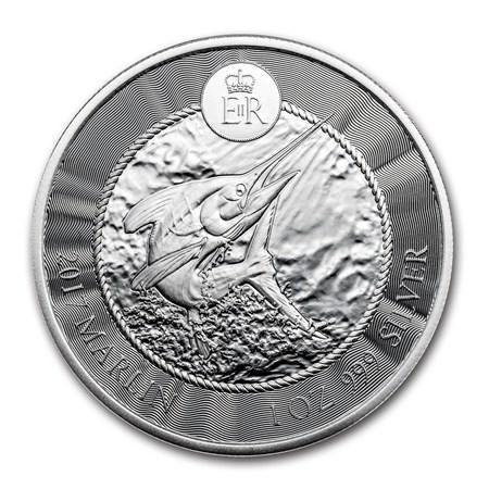 Cayman Islands Marlin 1 oz 2017 (50.000 oplage), Postzegels en Munten, Munten | Amerika, Midden-Amerika, Losse munt, Zilver, Verzenden