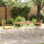 vidaXL 3 delige Tuinset massief acaciahout, Verzenden, Nieuw