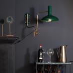 *WOONWINKEL* Dutchbone Devi Metalen Wandlamp Groen, Huis en Inrichting, Lampen | Wandlampen, Nieuw, Verzenden