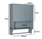 Over-Toilet Opbergrek – Stevig 3-Planks Badkamermeubel, Verzenden, Nieuw