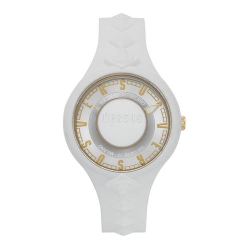 Versus by Versace stoere pols horloge van silicone in WIT, Sieraden, Tassen en Uiterlijk, Horloges | Heren