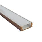 LED Strip Profiel Zilver - 1 Meter - Opbouw - Compleet met, Huis en Inrichting, Lampen | Overige, Ophalen of Verzenden, Nieuw