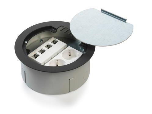 OCS Rondo 160 Vloerstopcontactdoos - 33.73.001, Doe-het-zelf en Verbouw, Elektra en Kabels, Overige typen, Nieuw, Verzenden