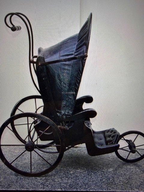 Onbekend - Speelgoed kinderwagen Antieke Poppenwagen -, Antiek en Kunst, Antiek | Speelgoed