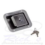 Kofferslot 119x92 mm RVS met rubberen afdichting, Ophalen of Verzenden, Nieuw