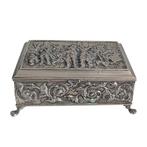 Doos - Gemarkeerd LUVO – Zilvergeplateerd – 1920 -, Antiek en Kunst