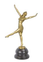 EEN GEPOLIJST BRONZEN BEELD VAN DE DANSERES VAN PALMYRA, Antiek en Kunst, Verzenden