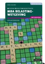 MBA Belastingwetgeving 2021 2022 Opgavenboek 9789463172653, Zo goed als nieuw