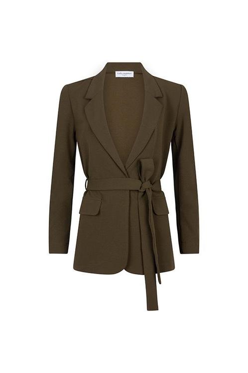 -50% Lofty Manner  Lofty Manner Blazer luisa dessin  maat XS, Kleding | Dames, Jasjes, Kostuums en Pakken, Groen, Nieuw, Verzenden