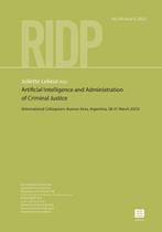 Artificial Intelligence and Administration of Criminal, Verzenden, Zo goed als nieuw