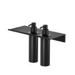Planchet met Dispenser Multi Geesa Leev 40 cm 200 ml Zwart, Ophalen of Verzenden, Nieuw, Bad