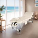 3 zones massagetafel Phuket, draagtas, aluminiumframe - beig, Verzenden, Nieuw