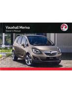 2012 VAUXHALL MERIVA INSTRUCTIEBOEKJE ENGELS