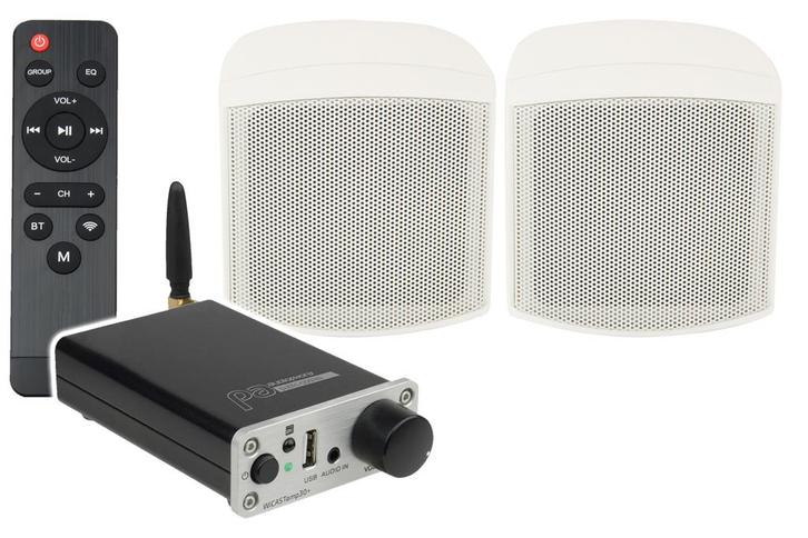 Geluidsset Met Wifi Versterker En Compacte Speakers, Audio, Tv en Foto, Luidsprekers, Overige typen, Nieuw, Overige merken, Verzenden