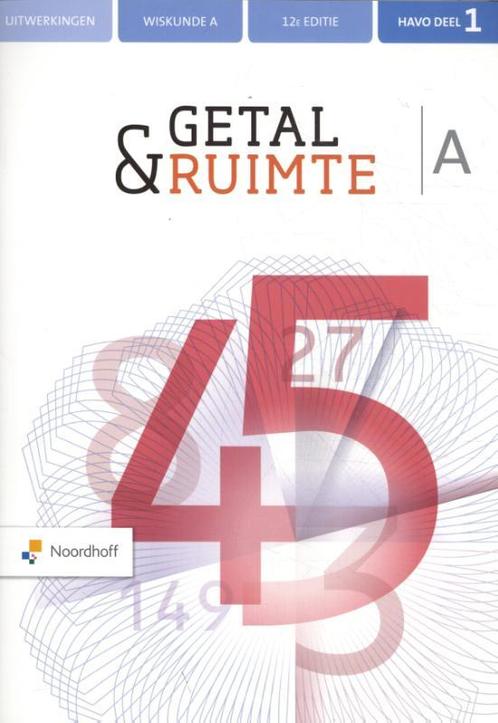 Getal  Ruimte havo deel 1wiskunde a uitwerking 9789001735364, Boeken, Studieboeken en Cursussen, Zo goed als nieuw, Verzenden