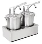 GGM Gastro | Sausdispenser - 2 x 4 liter - incl. |, Verzenden, Nieuw in verpakking