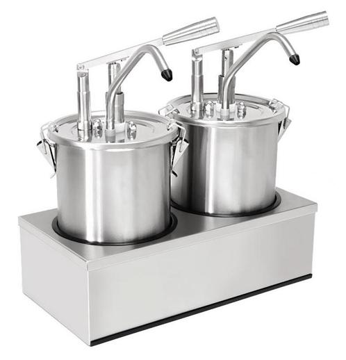 GGM Gastro | Sausdispenser - 2 x 4 liter - incl. |, Zakelijke goederen, Horeca | Meubilair en Inrichting, Nieuw in verpakking
