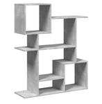 Multifunctionele Boekenplank – Kamerscherm in Betongrijs, Huis en Inrichting, Kasten | Boekenkasten, Verzenden, Nieuw