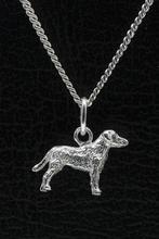 Zilveren Chesapeake bay retriever ketting hanger - klein, Verzenden, Nieuw