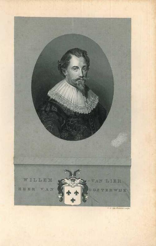 Portrait of Willem van Lier, Heer van Oosterwijk, Antiek en Kunst, Kunst | Etsen en Gravures