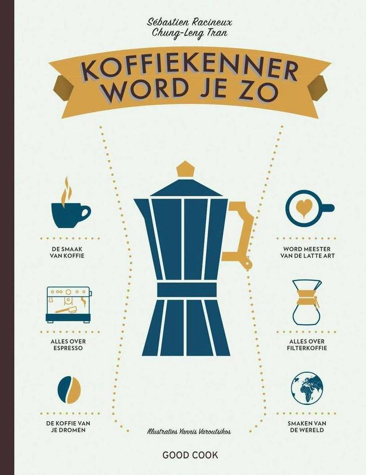 Koffiekenner word je zo 9789461431554 Sébastien Racineux, Boeken, Kookboeken, Gelezen, Verzenden