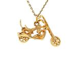 Gouden motor hanger 14 krt, Sieraden, Tassen en Uiterlijk, Ophalen of Verzenden, Nieuw