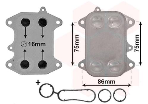 OLIEKOELER VOOR AUDI A1 8X 2010-2014 03L117021B, Auto diversen, Auto-accessoires, Nieuw, Ophalen of Verzenden