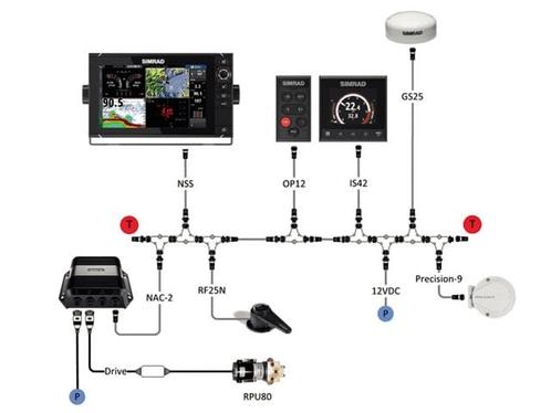 Simrad OP12 Autopilot bediening, Watersport en Boten, Navigatiemiddelen en Scheepselektronica, Ophalen of Verzenden