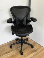 Herman Miller Aeron In Maat C - Ideaal Voor Langere Mensen!, Huis en Inrichting, Bureaustoelen, Verzenden, Zwart, Zo goed als nieuw
