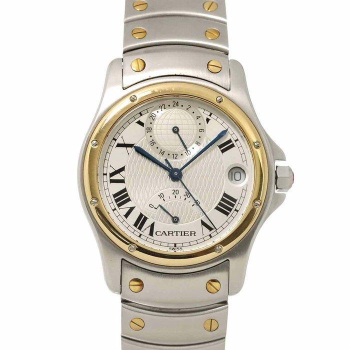 Cartier - Santos Ronde - W20038R3 - Heren - 1990-1999, Sieraden, Tassen en Uiterlijk, Horloges | Heren