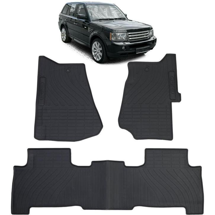 Rubber Matten Range Rover Sport L320 2004-2013 PA067, Auto diversen, Automatten, Nieuw
