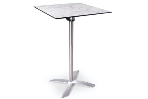 Statafel Helsinki | 70x70cm | opklapbaar, Tuin en Terras, Tuintafels, Nieuw, Kunststof, Vierkant, Ophalen of Verzenden