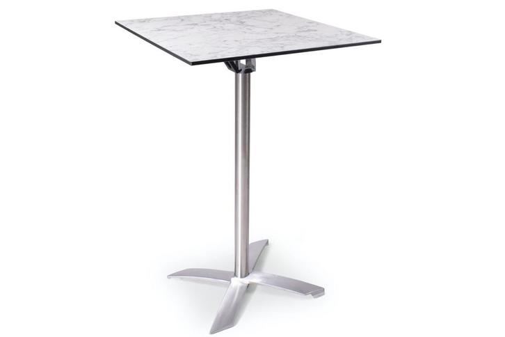 Statafel Helsinki | 70x70cm | opklapbaar, Tuin en Terras, Tuintafels, Nieuw, Kunststof, Vierkant, Ophalen of Verzenden