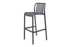 Stripe barstoel antraciet, Verzenden, Nieuw, Overige materialen
