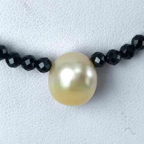 Zonder Minimumprijs - Halsketting Zilver Parel - Spinel -, Sieraden, Tassen en Uiterlijk, Kettingen