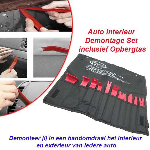 Auto Interieur Demontage Set inclusief Opbergtas, Auto diversen, Auto-accessoires, Verzenden