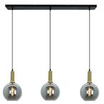 Design hanglamp grijs, Giada, 3L, Huis en Inrichting, Lampen | Hanglampen, Design, Nieuw, Ophalen of Verzenden, Glas